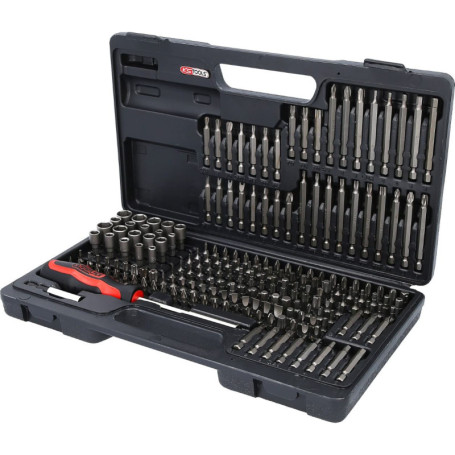 Coffret d'embouts de tournevis KS Tools 911.2008 - 208 pièces