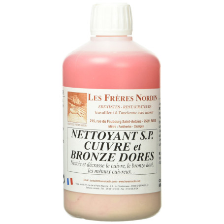 Nettoyant SP Cuivre et Bronze Les Frères Nordin - Éclat et Brillance