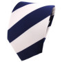 Cravate Rayée Bleu Cobalt et Blanc - Style Classique par TigerTie