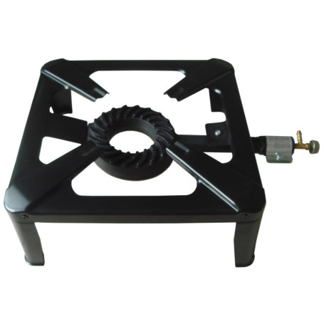 Réchaud à Gaz Carré Riegolux avec Pieds Fixes - 5.5 kW