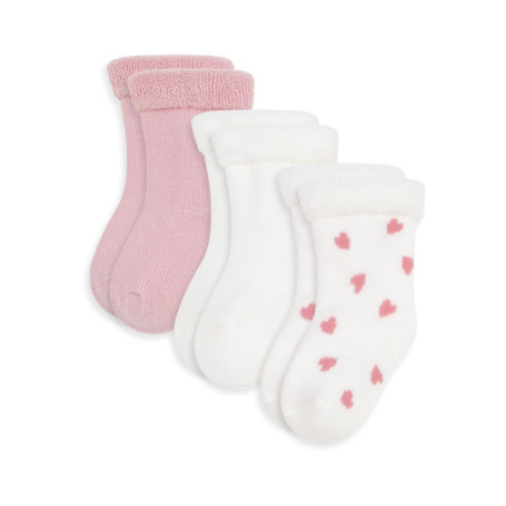 Lot de 3 Chaussettes Naissance en Coton Petit Bateau