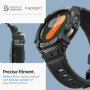 Coque Spigen Rugged Armor Pro avec Bracelet pour Samsung Galaxy Watch 7 40mm - Noir Mat