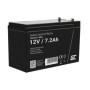 Batterie AGM Green Cell 12V 7,2Ah - Remplacement Plomb-Acide pour UPS et Alimentation de Secours