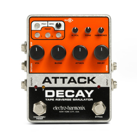 Pédale d'Effet Electro-Harmonix Attack Decay pour Guitares