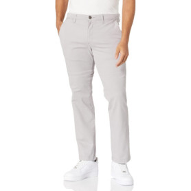 Pantalon Chino Extensible Slim Homme - Gris - Amazon Essentials
