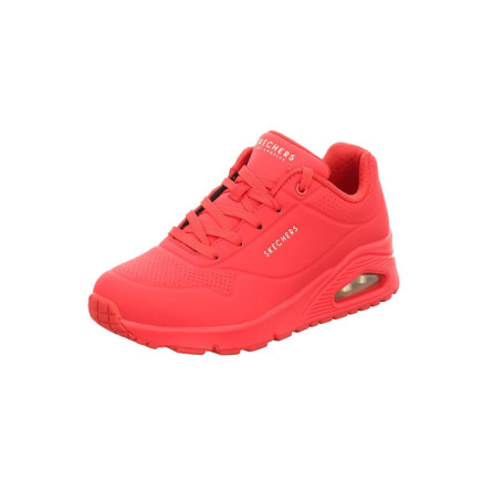 Sneakers Femme Skechers Uno Stand Air Rouge - Confort et Style