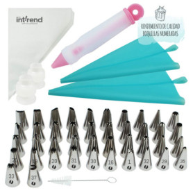 Set de douilles de pâtisserie int!rend - Argent