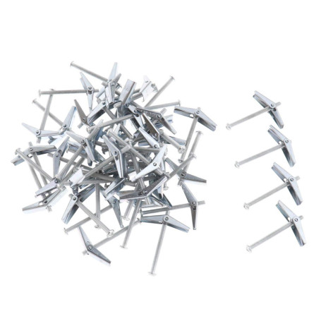 OTOTEC Lot de 50 Boulons à Ressort M4 Antirouille pour Cloisons