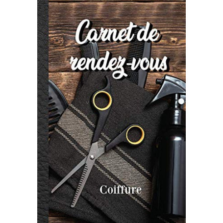 Carnet de Rendez-vous Coiffure - Agenda Hebdomadaire 60 Pages