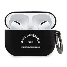 Coque en Silicone Karl Lagerfeld pour AirPods Pro - Noir