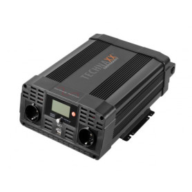Onduleur Technaxx TE22 2000W - Convertisseur 12V à 230V avec USB-C