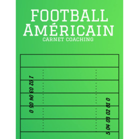 Carnet de Coaching de Football Américain - 100 Pages pour Entraîneurs