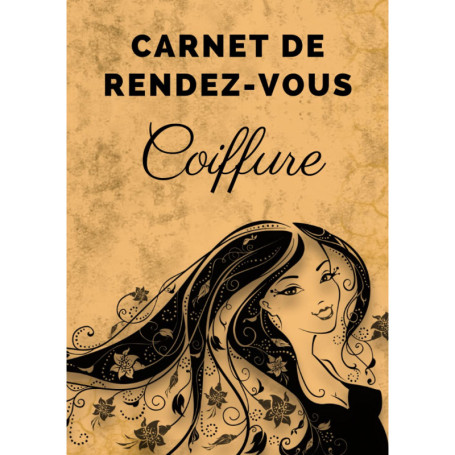 Carnet de Rendez-vous Coiffure A4 - Agenda Professionnel pour Salons de Beauté