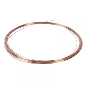 Fil à Ressort en Cuivre Phosphoreux DONGKER - 5M, 0.2 mm, Bronze Argent