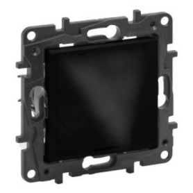 Passe-câble encastré noir Niloe Step pour prise murale