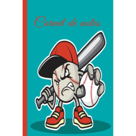 Carnet de Notes Baseball - Cahier Ligné pour École et Loisirs