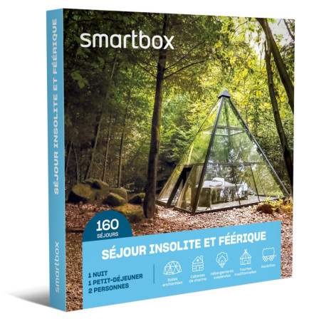 Coffret Cadeau Séjour Insolite pour 2 Personnes avec Petit-Déjeuner