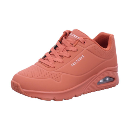 Baskets Skechers Femme UNO Stand on AIR - Orange Durabuck, Taille 37 EU