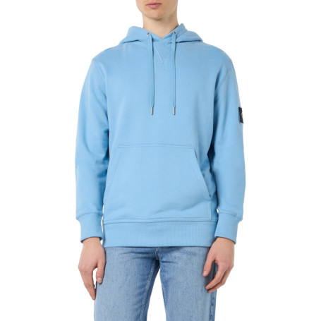Sweat à Capuche Calvin Klein Jeans pour Homme - Bleu Dusk, XXL