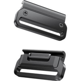 Adaptateurs Métalliques Libération Rapide pour Montres Garmin 22mm - Lot de 2