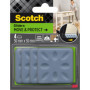Patins Glisseurs Adhésifs Scotch Move & Protect - 4 Pièces 50x50mm