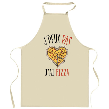 Tablier de Cuisine Original Planetee - J'peux pas pour Passionnés