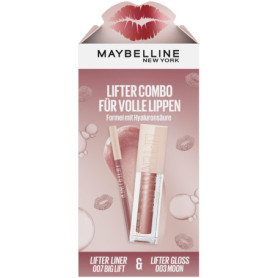 Coffret Maybelline Lifter Gloss et Lifter Liner - Brillance et Hydratation