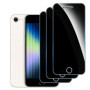 Protecteur d'Écran Anti-Espion en Verre Trempé pour iPhone SE 2022/2020 - 3 Pièces