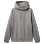 Sweat à Capuche en Coton Organique - United Colors of Benetton - Gris