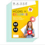 Papier A4 Couleur Bleu Clair - 500 Feuilles 80g pour Imprimante et Loisirs Créatifs