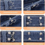 YANGWEN Boucles de Taille Réglables pour Jeans - Lot de 2