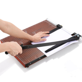 Massicot Professionnel A3 COOCHEER - Coupe-Photos et Papier pour Bureau