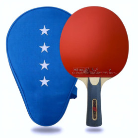 Raquette de Ping Pong Professionnelle 4 Étoiles ITTF - Performance Avancée pour Joueurs Expérimentés