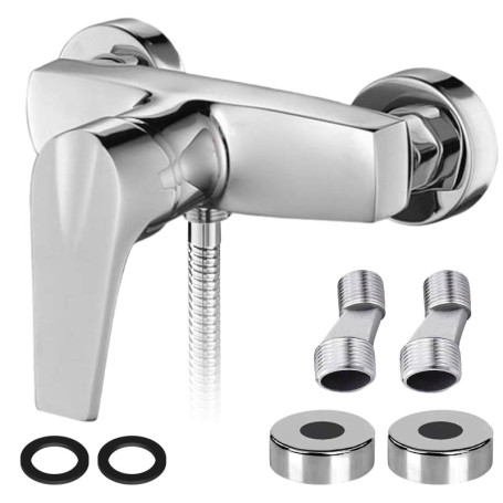 Robinet de Douche Mitigeur Monocommande GBKDQQ en Acier Inoxydable