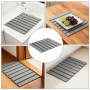 Tapis Égouttoir en Diatomite Pliable 40 x 30 cm - Séchage Rapide et Absorbant