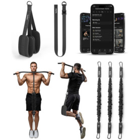 Élastique de Musculation Réglable Breaking Limits pour Tractions - Support jusqu'à 102 kg