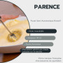 Fouet Semi-Automatique Rotatif en Acier Inoxydable 30 cm - PARENCE