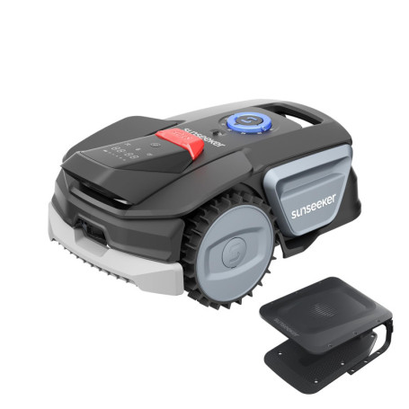 Robot Tondeuse Sunseeker V1 - Intelligent et Sans Fil pour Petits Jardins
