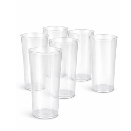 Lot de 6 Verres Tubes Réutilisables 30 cl - PARENCE