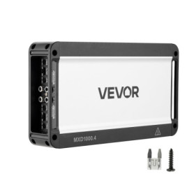 Amplificateur Audio Voiture VEVOR 4 Canaux 500W - Son Clair et Puissant