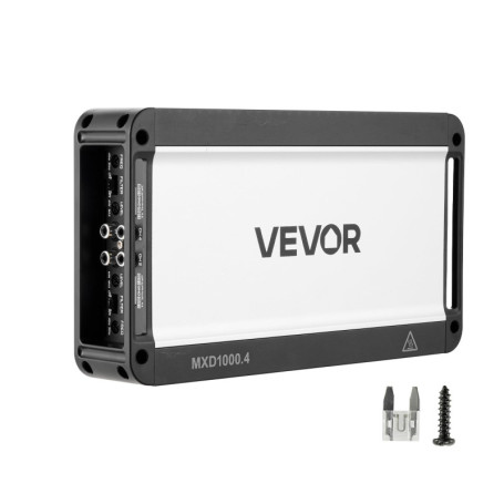Amplificateur Audio Voiture VEVOR 4 Canaux 500W - Son Clair et Puissant