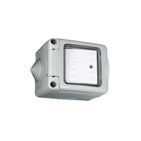 Bouton Poussoir Étanche à LED Glowster - IP55, 10A, 250V pour Éclairage Extérieur