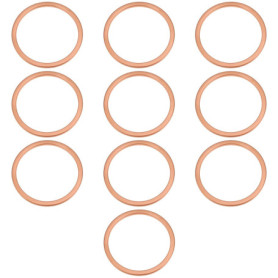 ECSiNG Lot de 10 Rondelles Annulaires en Cuivre pour Forets UNC 1-1/4"
