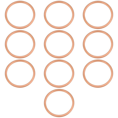 ECSiNG Lot de 10 Rondelles Annulaires en Cuivre pour Forets UNC 1-1/4"