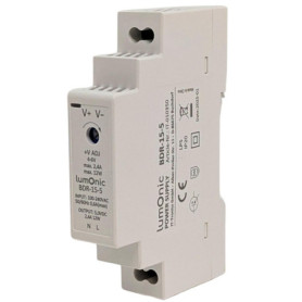 Alimentation Din Rail Lumonic BDR-15-5 - 5V 12W avec Protection Surcharge