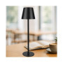 Lampe de Table LED Tactile Rechargeable MMOBIEL - Noir, 3 Températures de Couleur