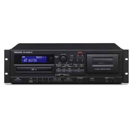 Tascam CD-A580 v2 : Lecteur CD, Platine Cassette et Enregistreur USB