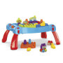 Table d'Apprentissage Bleue Mega Bloks avec Blocs et Véhicules