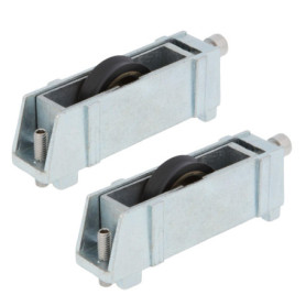 Galet de Fenêtre Coulissante Amig - Lot de 2 - Réglable en Zamak Zingué