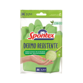 Gants Dermo résistants Spontex - Taille M, Lot de 2 pièces